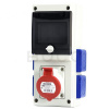SCAME Zásuvková rozvodnica BLOCK, 1x16A/400V/5P + 4x230V, istená, IP54
