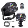 DISKOTÉKOVÉ DISCO LAMPY NA PÁRTY, CHATU, SVETLO, LASEROVÁ LED LAMPA RGB