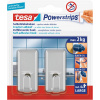 tesa POWERSTRIPS® Lepicí háček Large Classic chrom Množství: 2 ks