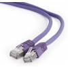 Gembird patch kábel RJ45, cat. 6a, FTP, 5,0m, fialový PP6A-LSZHCU-V-5M