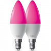 Inteligentná žiarovka TP-LINK Tapo L430C2-pack, WiFi SMART LED žiarovka, E14, 4.8W, 470lm, 2500-6500K, 2ks