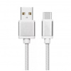 TB Touch USB - USB-C kabel, 2m, stříbrný