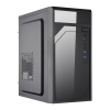 EUROCASE skříň ML M6-590B, Mini Tower, 1xUSB-C, 2x USB 3.0, 2x audio, černá P001050859591 Eurocase