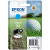 Epson Singlepack Cyan 34 DURABrite Ultra Ink C13T34624010