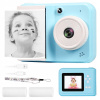 Fotoaparát NET__BUY MINI TLAČIAREŇ PRO FOTOAPARÁT MENU POĽSKÉ modrá