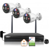 Dahua IP monitorovacia sada 3 kamier WI-FI 5MPx 2K F5D-PV-0280B s aktívnym IR LED detektorom do 30 m