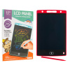 10-palcový tablet na kreslenie, červený Dotykové Pero, LCD displej, farebné kresby