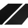 Suchý zips háčik + plyš šírka 10 cm čierna 1m