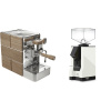 Stone Espresso Mine Premium Wood + Eureka Mignon Silenzio, BL white