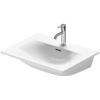 DURAVIT Viu umývadlo do nábytku s otvorom, s prepadom, 630 x 490 mm, biela, 2344630000