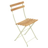 Fermob Skladacia stolička BISTRO NATURAL - Willow Green