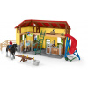 Set figúrok a príslušenstva Schleich Stajňa pre kone s príslušenstvom 42485 (4059433572697)