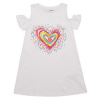 Desigual Krátke šaty VEST_BLOOM Biela