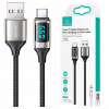 Kábel Usams USB - USB typ C 1,2 m biely