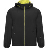 Siberia unisex softshellová bunda, čierna, M