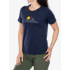 Merino tričko dámske Sensor Merino Blend Moon SS Tee - deep blue