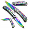 LOVECKÝ NÔŽ Turistický skladací nôž RAINBOW Ryba N661