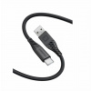 Dátový kábel Swissten Soft Silicone USB / USB-C 0,4 M Čierny 71506519