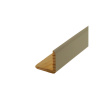 Döllken Profiles Úhlová lišta, borovice, bílý lak, 27 mm x 27 mm, délka 2400 mm