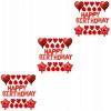 93 počítačov Mylar Birthday Party Banner Balóny (93 počítačov Mylar Birthday Party Banner Balóny)