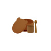 MINIKOIOI Set na stolovanie BLW I Woody Brown
