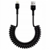 Kábel Alogy USB - Apple Lightning 1,5 m, čierny