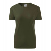 MALFINI CLASSIC NEW 133 / Tričko dámske - military M
