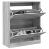 Botník šedý sonoma 80 x 34 x 96,5 cm kompozitní dřevo Šedá 839971