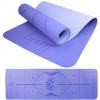 Jogamatka Lifefit YOGA MAT LOTOS DUO, 183x58x0, 6cm, modrá (4891223132281)