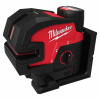MILWAUKEE M12™ KRÍŽOVÝ LÍNIOVÝ LASER SO 4 BODMI - M12CLL4P-301C