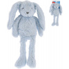 PLYŠ Zajíček modrý 37cm dlouhé nohy Mini Club