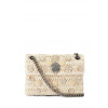 Kurt Geiger London crossbody kabelka dámska Raffia Mini Kensington 5576840999 žltá ONE SIZE