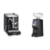 La Pavoni Mini Cellini, black + Eureka Atom 60, black