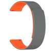 Techsuit – Watchband 22 mm (W074) remienok pre Samsung Galaxy Watch (46 mm)/Watch 3/Gear S3, Huawei Watch GT/GT 2/GT 3 (46 mm) – sivo-oranžový KF2347493