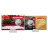 Highland Mint Zberateľská Pamätné mince Calgary Flames Team History Silver Coin Card Limited Edition od 5000