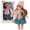 mamido Bábika Sweet Angel v zimnom oblečení s doplnkami 36 cm