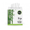 Kozmetické utierky, bambusové, 3-vrstvové, 56 listov, CHEEKY PANDA, biele