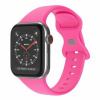 AppleKing silikónový remienok s motýlikovou prackou pre Apple Watch 42mm / 41mm / 40mm / 38mm - neónovo ružový - možnosť vrátiť tovar ZADARMO do 30tich dní