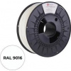 Tisková struna (filament) C-TECH PREMIUM LINE, PLA, dopravní bílá, RAL9016, 1,75mm, 1kg