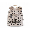 Childhome batoh My First Bag canvas leopard
