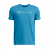 Chlapčenské tričko Under Armour UA B LOGO WORDMARK SS modrá|YXS