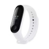 Silikónový remienok FIXED pre Xiaomi Mi Band 3/4, biely