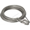MTM Oceľové lano pre ručný navijak s hákom 4 mm x 8 m
