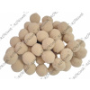Plyšové POM POM guličky 2cm XXL balenie 100ks - béžové