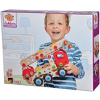 Eichhorn 100039085 Constructor Fire Brigade Engine, 155 Pieces, Wooden Construction Set, 3 Different Model Variants, Buildable,