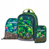 Školský batoh Minecraft Oxybag viackomorový, zelený 22 l