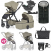 Petite&Mars Icon Air 2v1 Mossy Green XXL Cybex Aton B2 i-Size Základňa k autosedačke