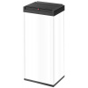 Veľkoobjemový odpadkový kôš Hailo Big-Box Swing XL, 52 litrov, biely lak