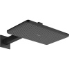 HANSGROHE Raindance Alive Q horná sprcha 2jet EcoSmart, 340 x 210 mm, so sprchovým ramenom 372 mm, matná čierna, 24551670
