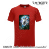 Tričko RANGER® - KOSTRA NA MOTORKE Červená 3XL